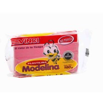 PLASTILINA MODELINA VINCI 180G. ROSA E.5 C.100