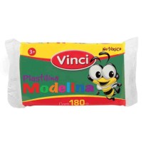 PLASTILINA MODELINA VINCI 180G. VERDE.BANDERA E.5 C.100