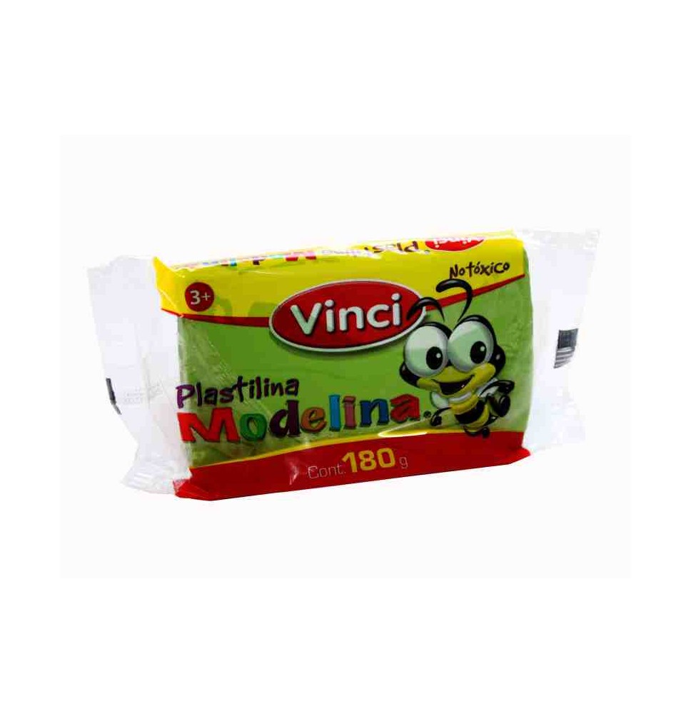 PLASTILINA MODELINA VINCI 180G. VERDE PASTO E.5 C.100