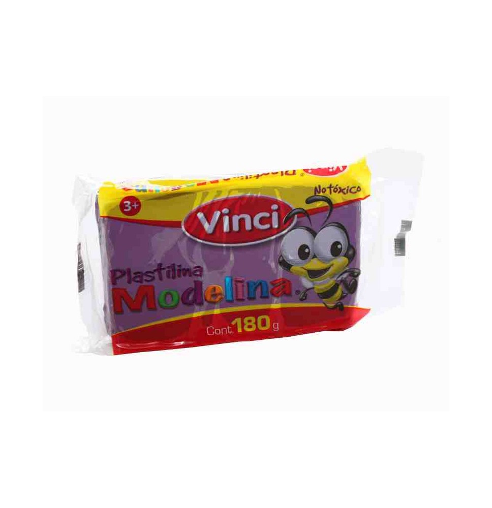 PLASTILINA MODELINA VINCI 180G. VIOLETA E.5 C.100