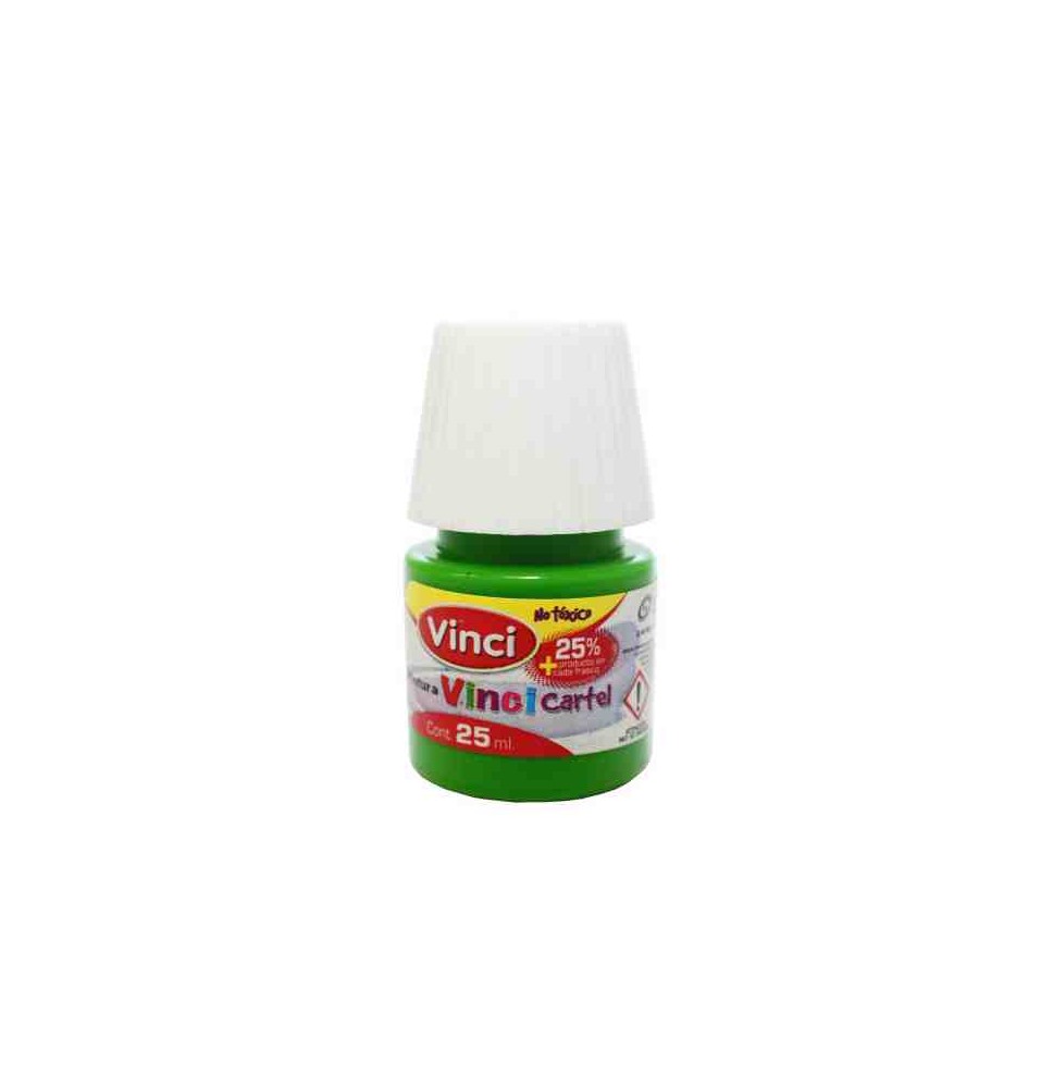 PINTURA CARTEL 62 VINCI 25ML.VDE.AMARILLO C.10 C.200