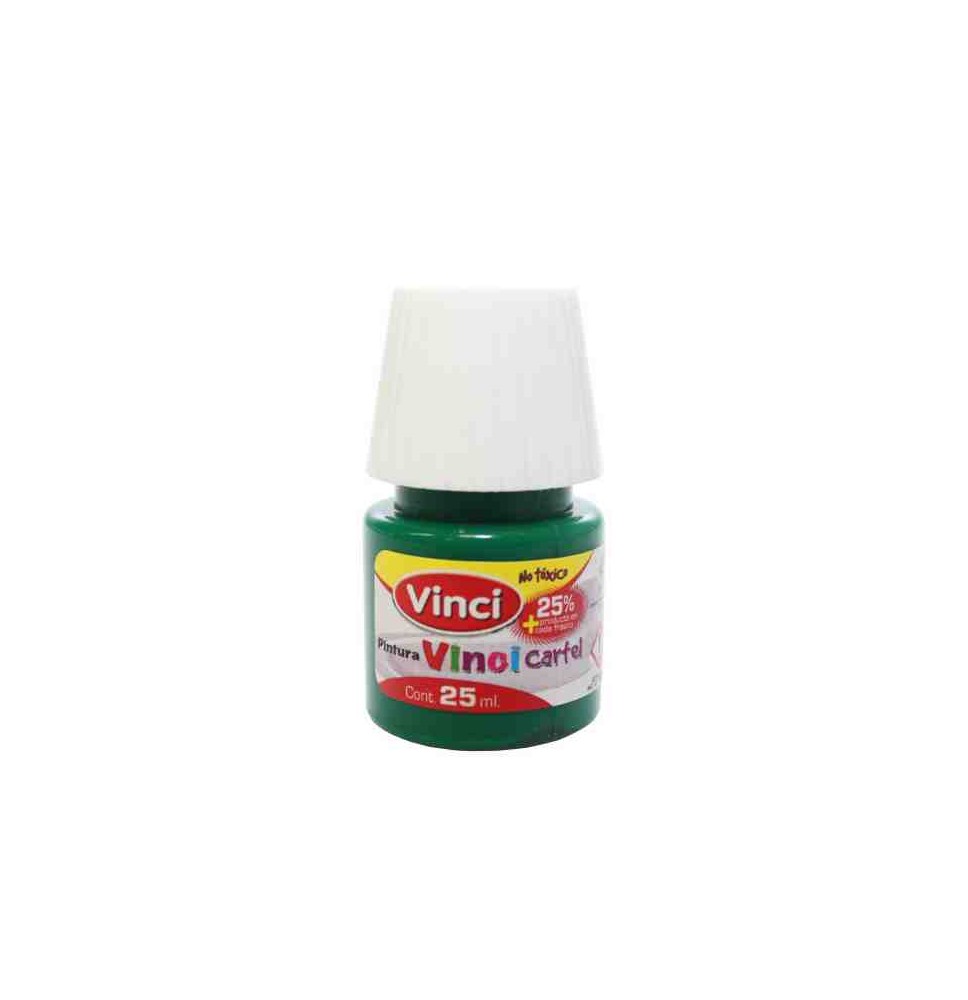 PINTURA CARTEL 63 VINCI 25ML.VDE.ESMERALDA E.10 C.200