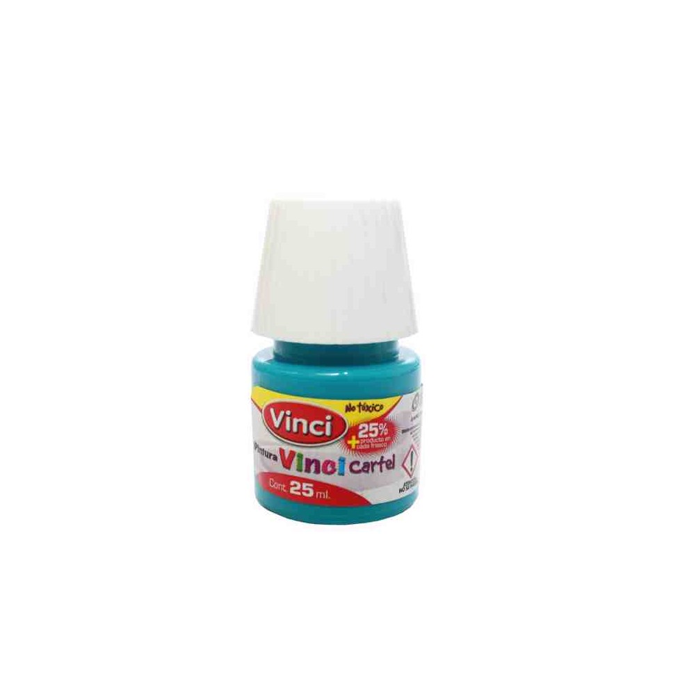 PINTURA CARTEL 65 VINCI 25ML.AZUL TURQUESA E.10 C.200
