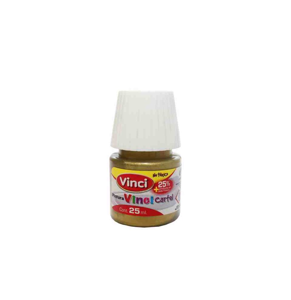 PINTURA CARTEL 68 VINCI 25ML.ORO RICO E.10 C.200
