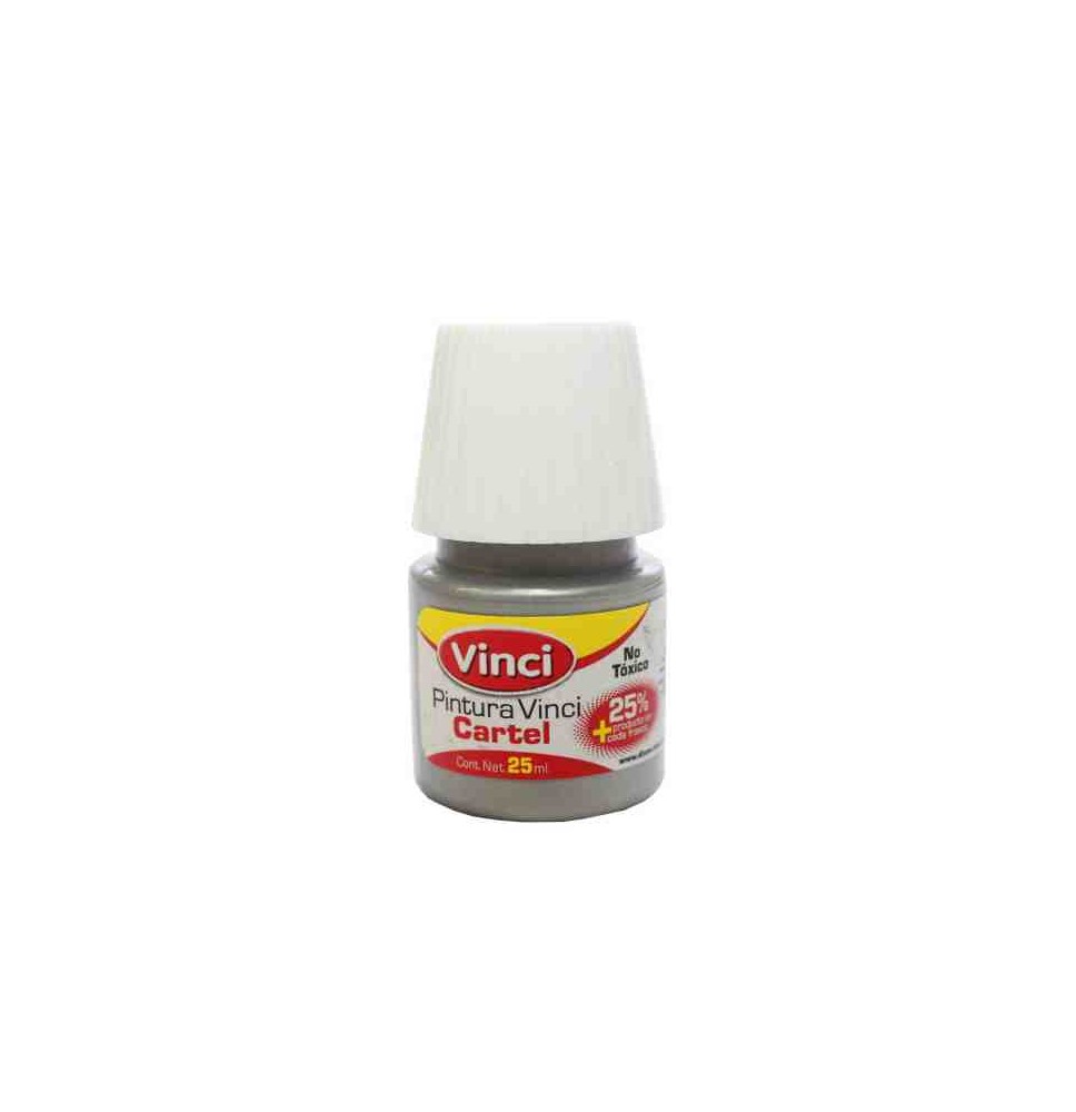 PINTURA CARTEL 70 VINCI 25ML. PLATA E.10 C.200