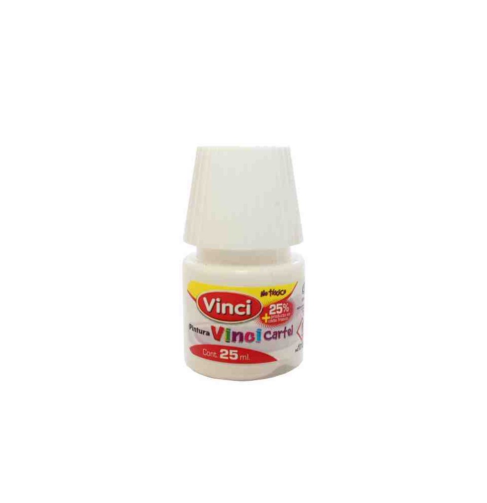 PINTURA CARTEL 72 VINCI 25ML.BCO.LETRERO E.10 C.200