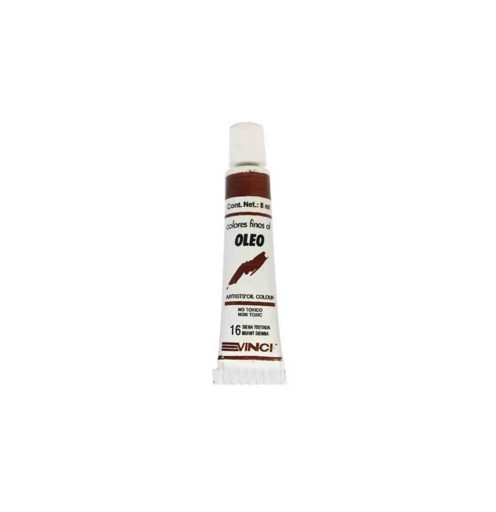 PINTURA OLEO 16 VINCI TUBO 8ML.SIENA TOSTADA E4 C60
