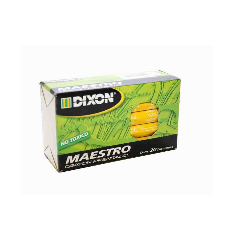 CRAYON PRENSADO MAESTRO DIXON AMARILLO E.20 C.360