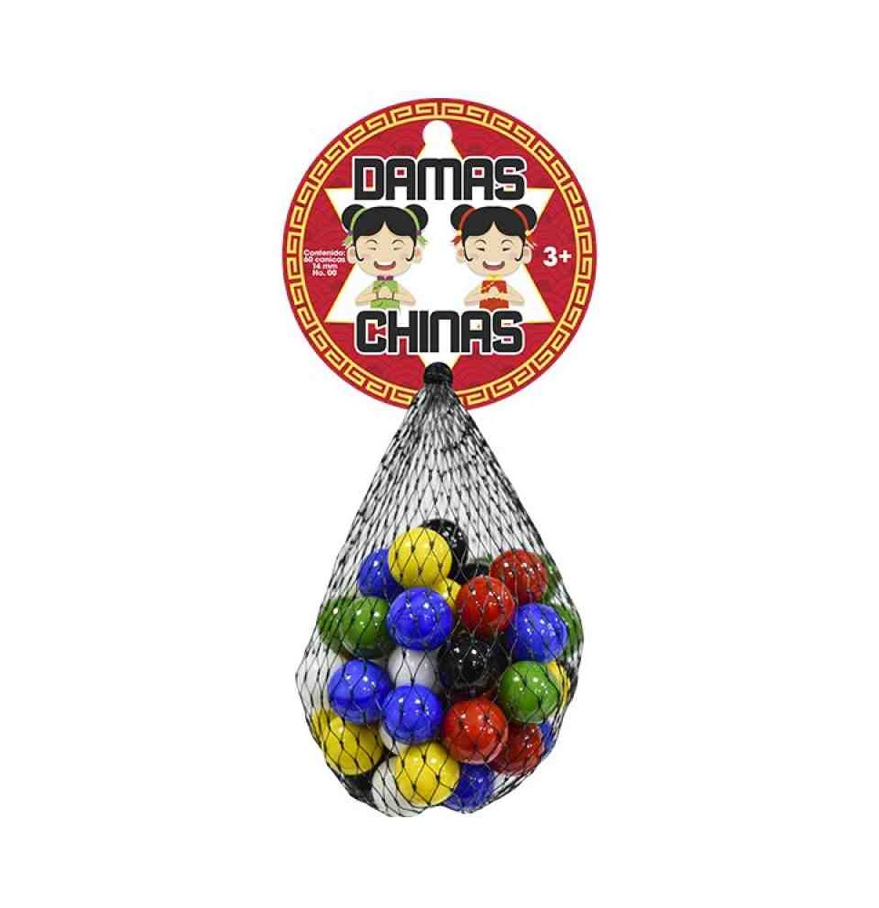 CANICAS DAMAS CHINAS RED. C60 PZ. C.80