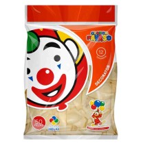GLOBOS DECORATOR 12 BOL. C50 TRANSPARENTE C. 60