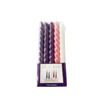 VELAS DE ADVIENTO COLORANTES PAQ.C5 PZAS. C.41