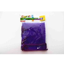 BOLSA ORGANZA CONFETTI 12X15CM.MORADO E.12