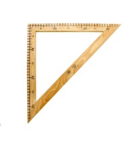 ESCUADRA MADERA 45 GRADOS IND. SILVA E.30