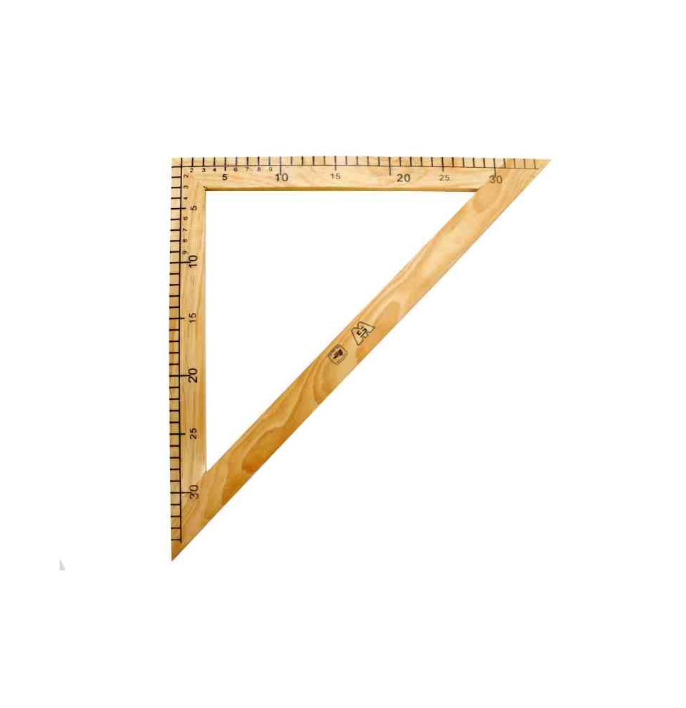ESCUADRA MADERA 45 GRADOS IND. SILVA E.30