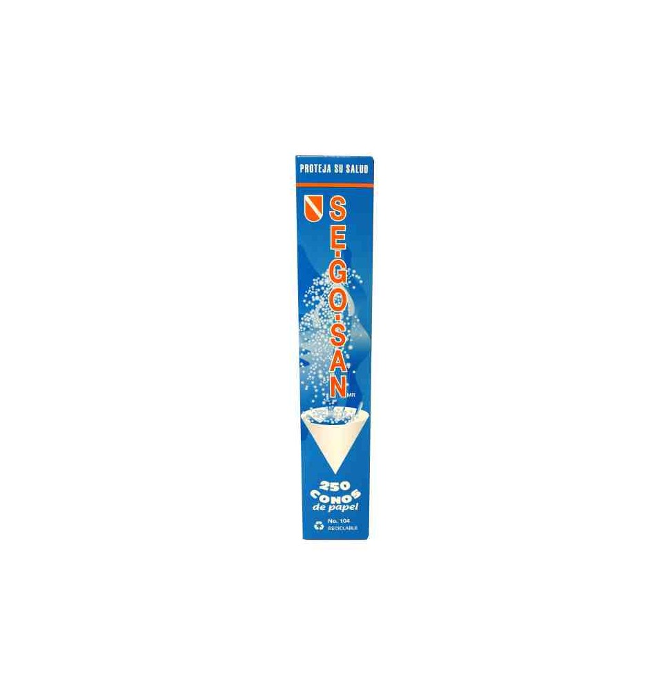 CONO HIGIENICO UNIV.104 PAQ. C250 PZ. C.20