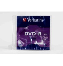 DVDR VERBATIM 4.7GB 16X 120MIN. REGRAB. CJ.C1 95059