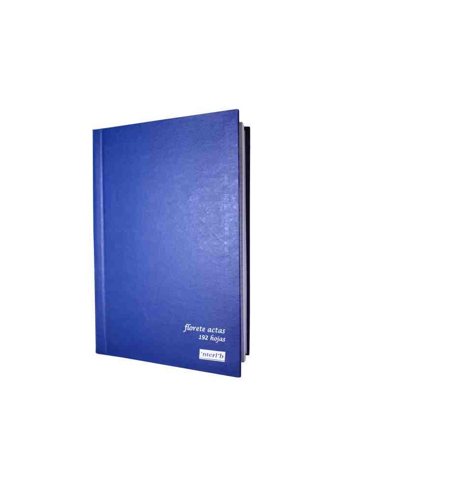 LIBRO FLORETE ACTAS AZUL INTERLIB FF.192H.E.5 C.25