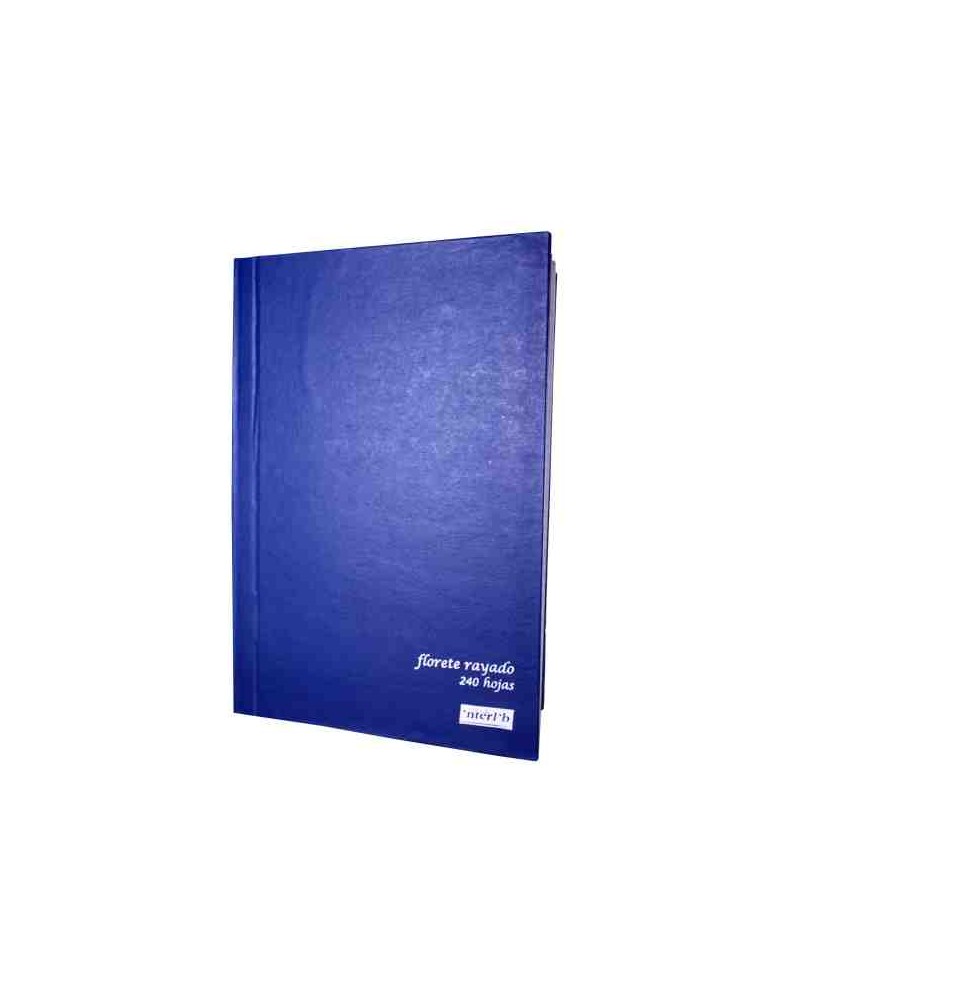 LIBRO FLORETE GRIS AZUL INTERLIB FF.240H.E.3 C.21