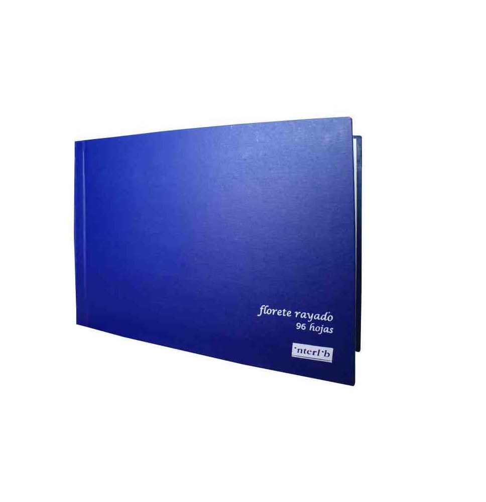 LIBRO FLORETE GRIS AZUL INTERLIB FI.96H.E.8 C.40