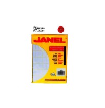 ETIQUETA ADH. BCA. JANEL 25X13 8 PAQ.C20H. E.20