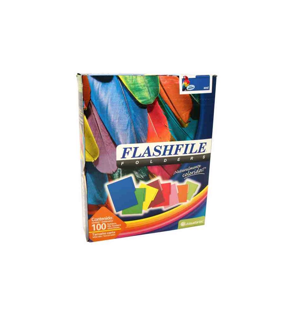 FOLDER CTA. HOTCOLORSFLASHFILE INT.AZUL REY E.100 C.500