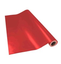 PAPEL MET. UNIFOIL METALUSTRE ROJO ROLLO C10M. C.28