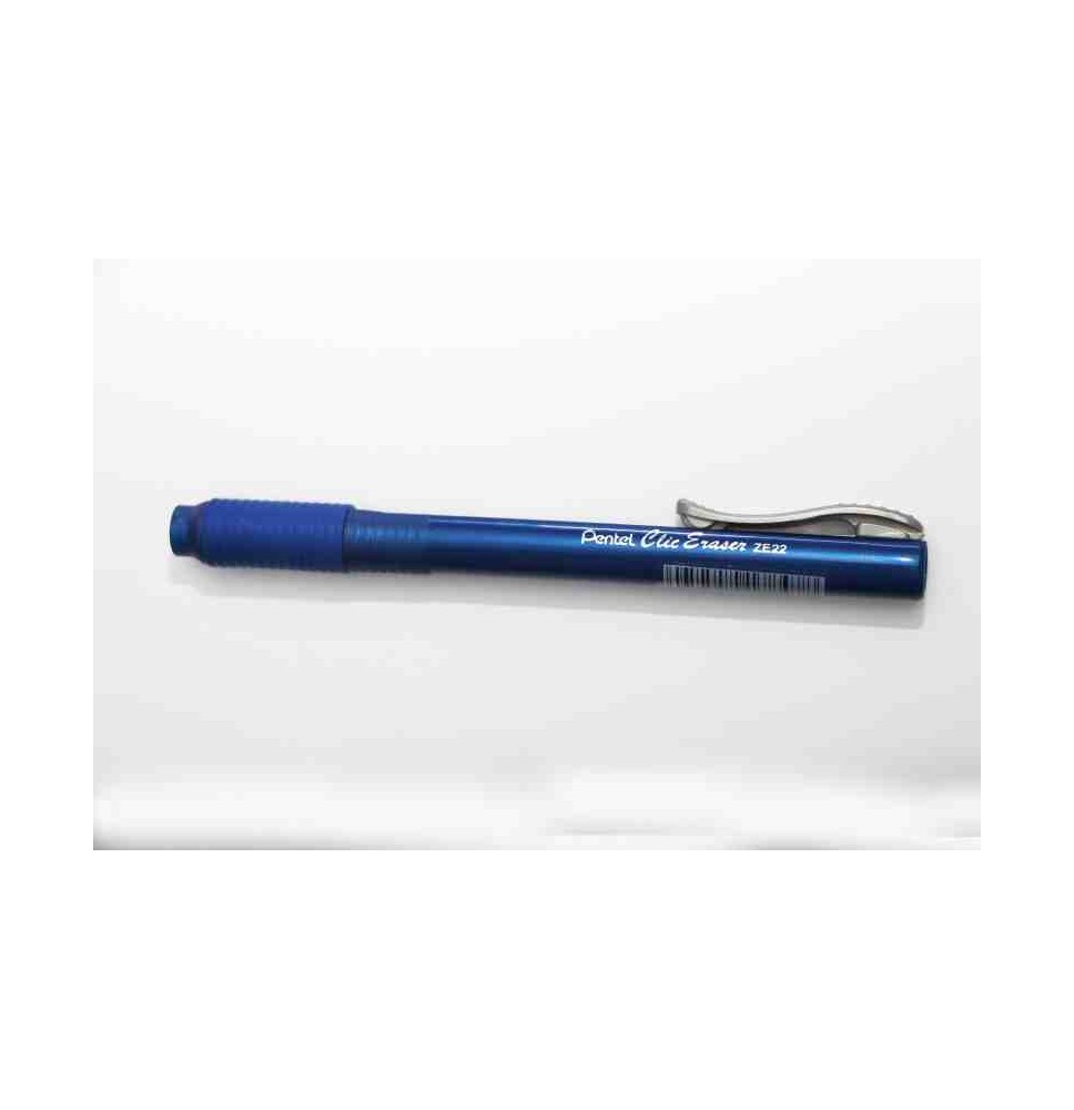 GOMA TLAPIZ CLICERASER ZE22C PENTEL B.AZUL E12 C576