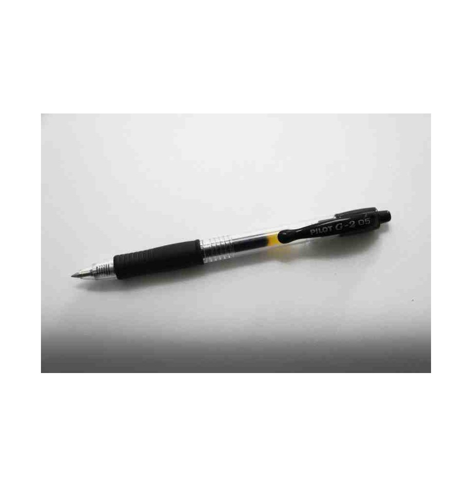 BOLIGRAFO GEL G-2 PILOT 0.5MM RT NEGRO E.12144864
