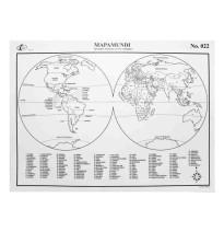 MAPA MAPAMUNDI CN 022 RAF 46X34