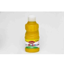 PINTURA DEDOS LAVABLE VINCI 237ML.AMARILLO E.6