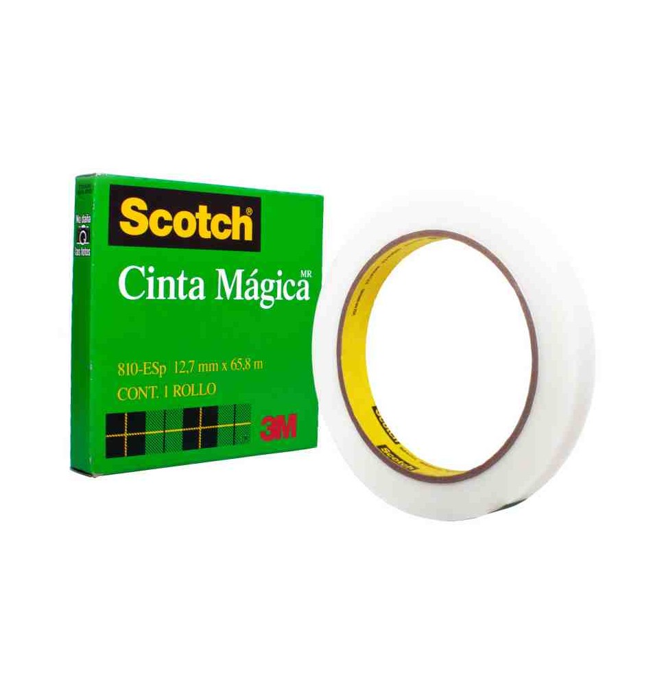 CINTA MAGICA 12X65M19X65.8M SCOTCH 810 3M E.12C72