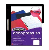 FOLDER CBROCHE CTA. NEGRO ACCOPRESS P-0943 E.10 C.90